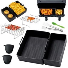 2pc Air Fryer Silicone Liners