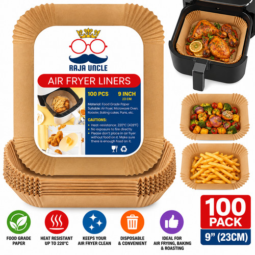 100 air fryer liners 23cm - air,