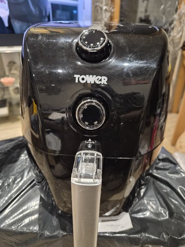 Tower air fryer black 5l - black, 1.5l