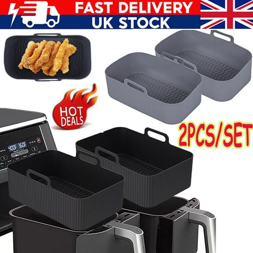 Air fryer silicone pot - 2x,