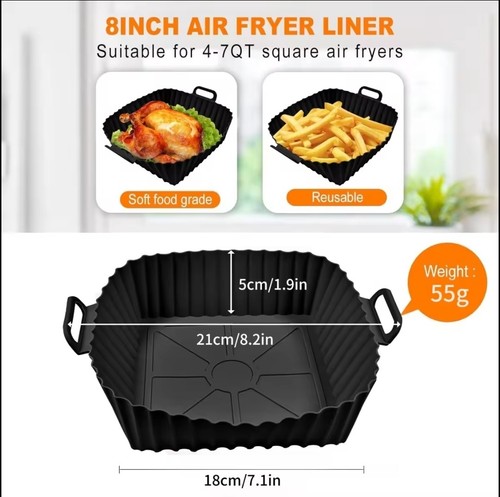 Silicone air fryer liners 8 - air,