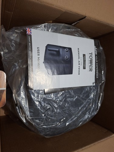 Tower air fryer black 2 - tower,