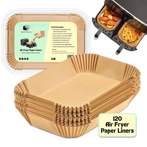 Air fryer paper liners 120pcs - fryer,