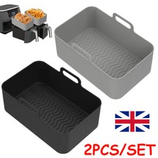 2x Silicone Pot for Air Fryer