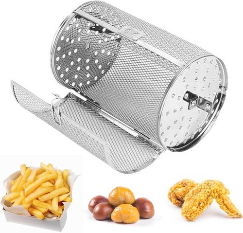 Rotisserie basket for - rotisserie,