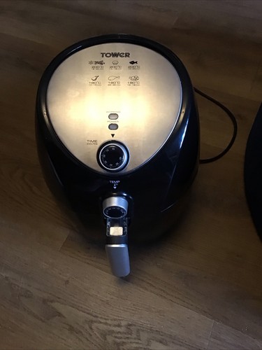 Tower air fryer black - tower,