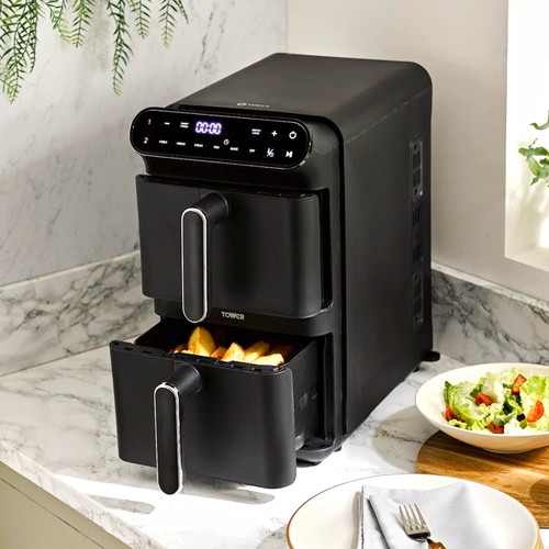 Tower two tier - two, fryer