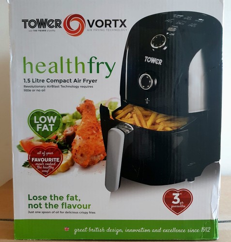 Tower t17025 compact air fryer - tower,