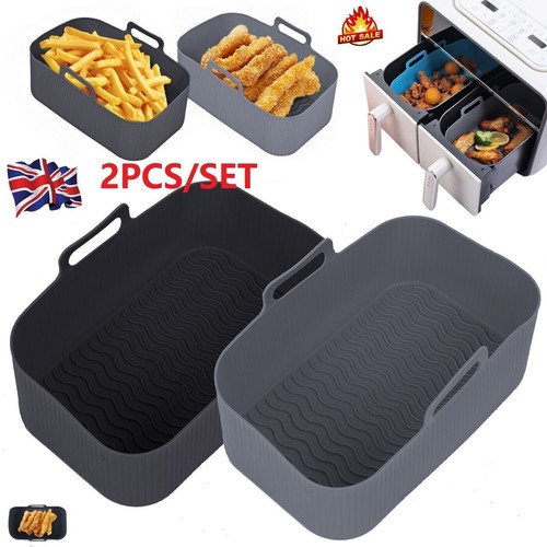 Air fryer silicone pot - 2x,