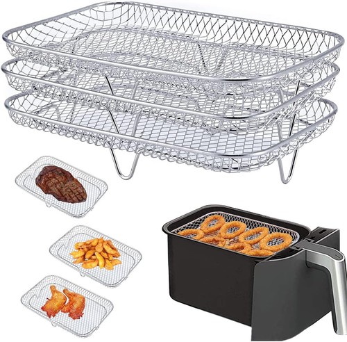 3pcs air fryer rack - for, ninja
