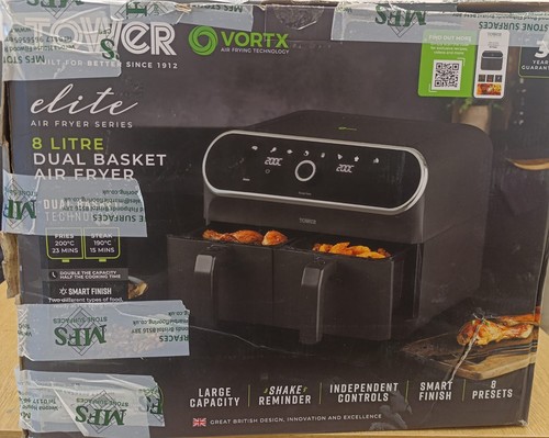 Tower dual air fryer - fryer,