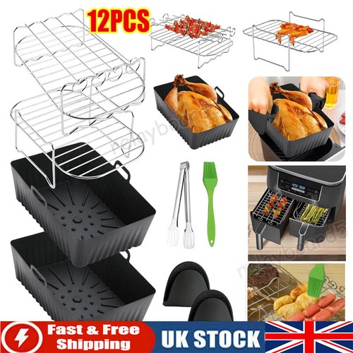 12x air fryer accessory steel - 12x,