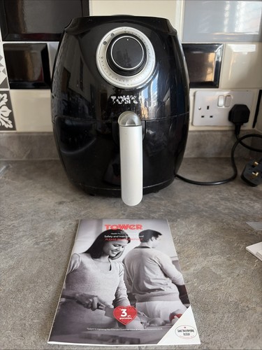Tower air fryer black - tower,