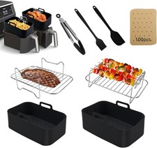 8pcs Silicone Air Fryer Liner